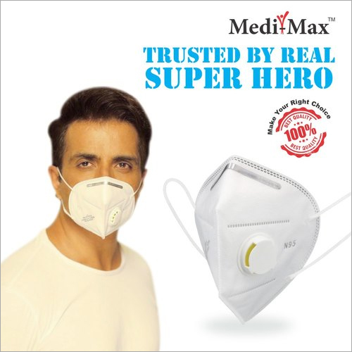 Medi-Max N95 Respirator Face Mask With Valve